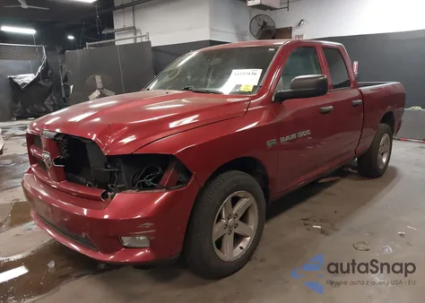 2012 Ram 1500 St из США, поврежденный, VIN 1C6RD7FT3CS227723